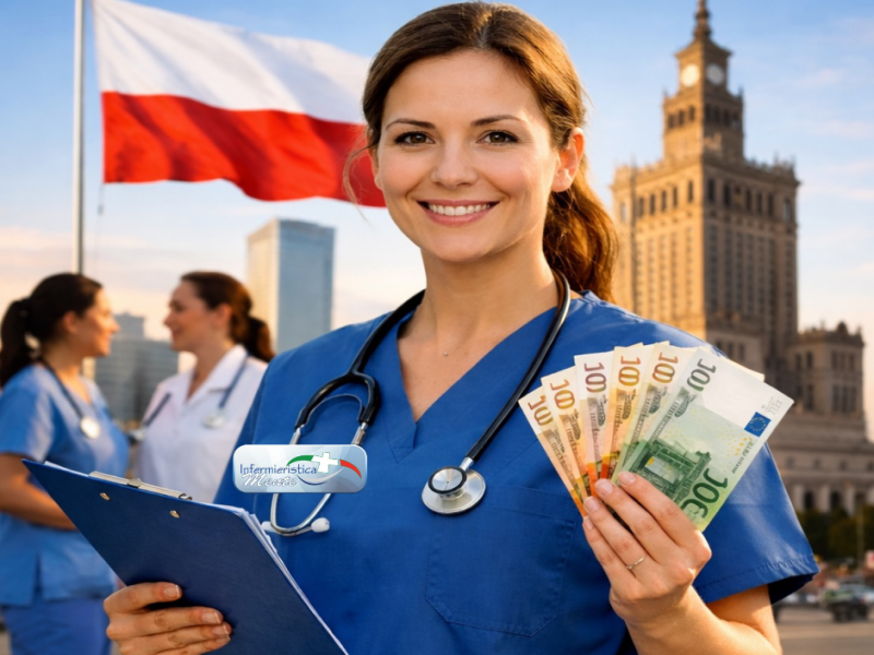 Polonia riscrive gli stipendi infermieristici: più formazione, più salario. Ecco quanto guadagnano